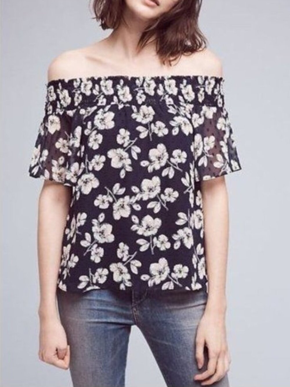 Anthropologie Vanessa Virginia Brio Off-The-Shoulder Top - S